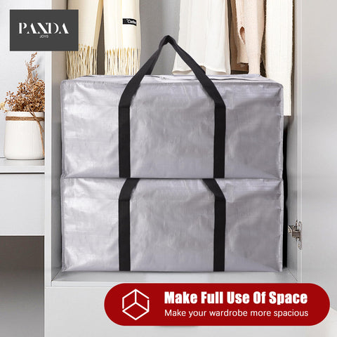 PANDA JOYS silver color adds a sleek look to move day.