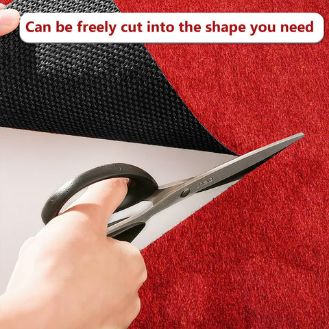 Pandoroom non-slip aisle rug provides durable support on crowded walkways