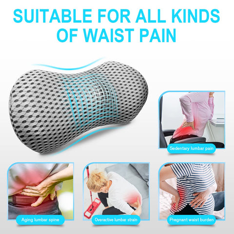 Panduo pillow aligns with the spine's natural curve for comfort.