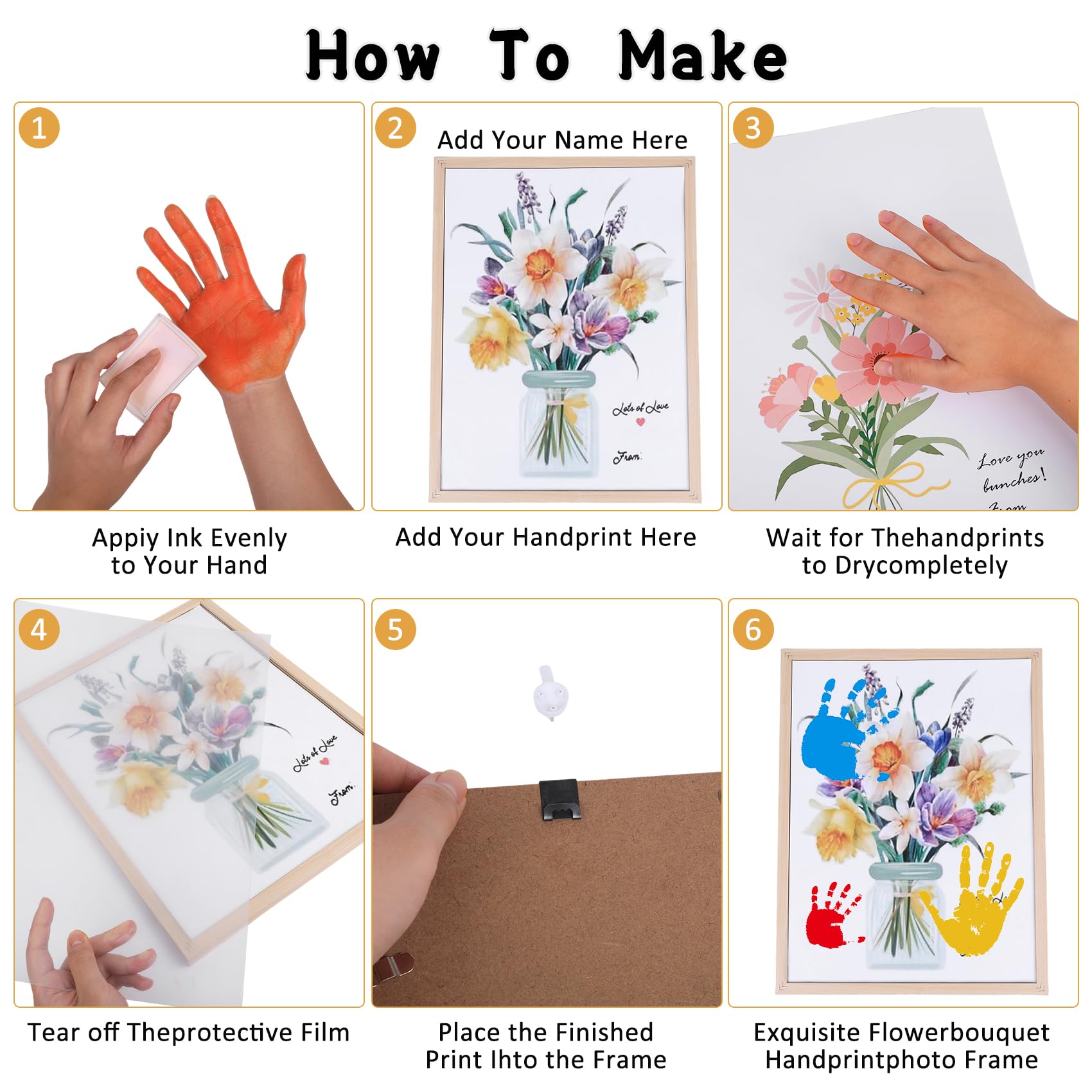 PANIED 12x16 art card provides a spacious canvas for tiny prints.