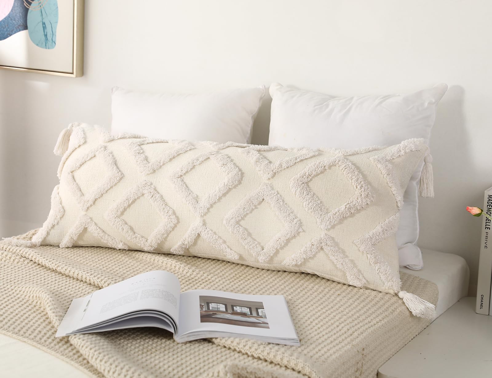 PANOD three-dimensional rhombic tufted design elevates any living space
