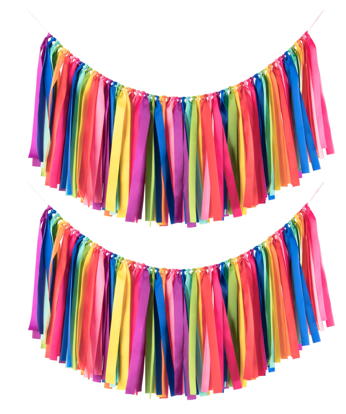 Pantipinky Rainbow Tassel Garland backdrop adds vibrant color to parties and photo booths.