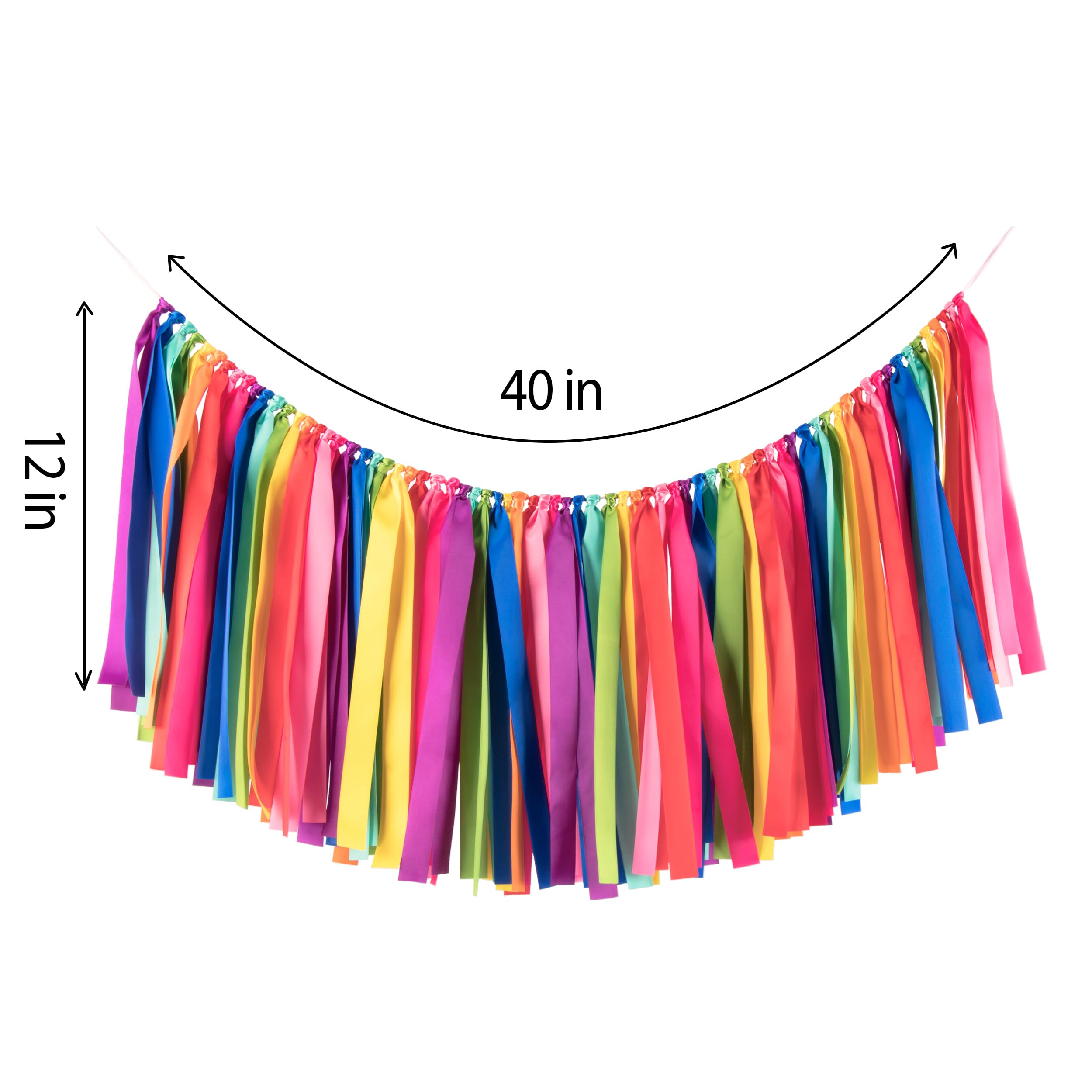 Pantipinky Rainbow Tassel Garland wedding decor creates festive atmosphere for ceremonies and receptions.