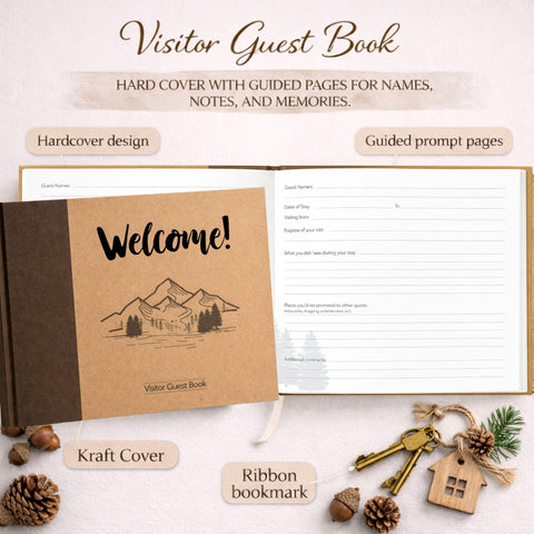 Paper 'n Such cabin theme design creates a cozy, home-like vibe for guests.