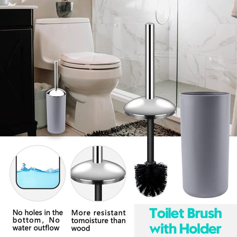 Papillon toilet brush holder keeps bathroom tidy.