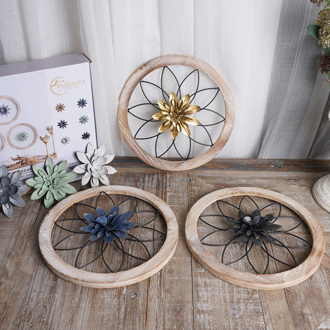 Paquesta wall art installs easily with a sawtooth hanger and nails.