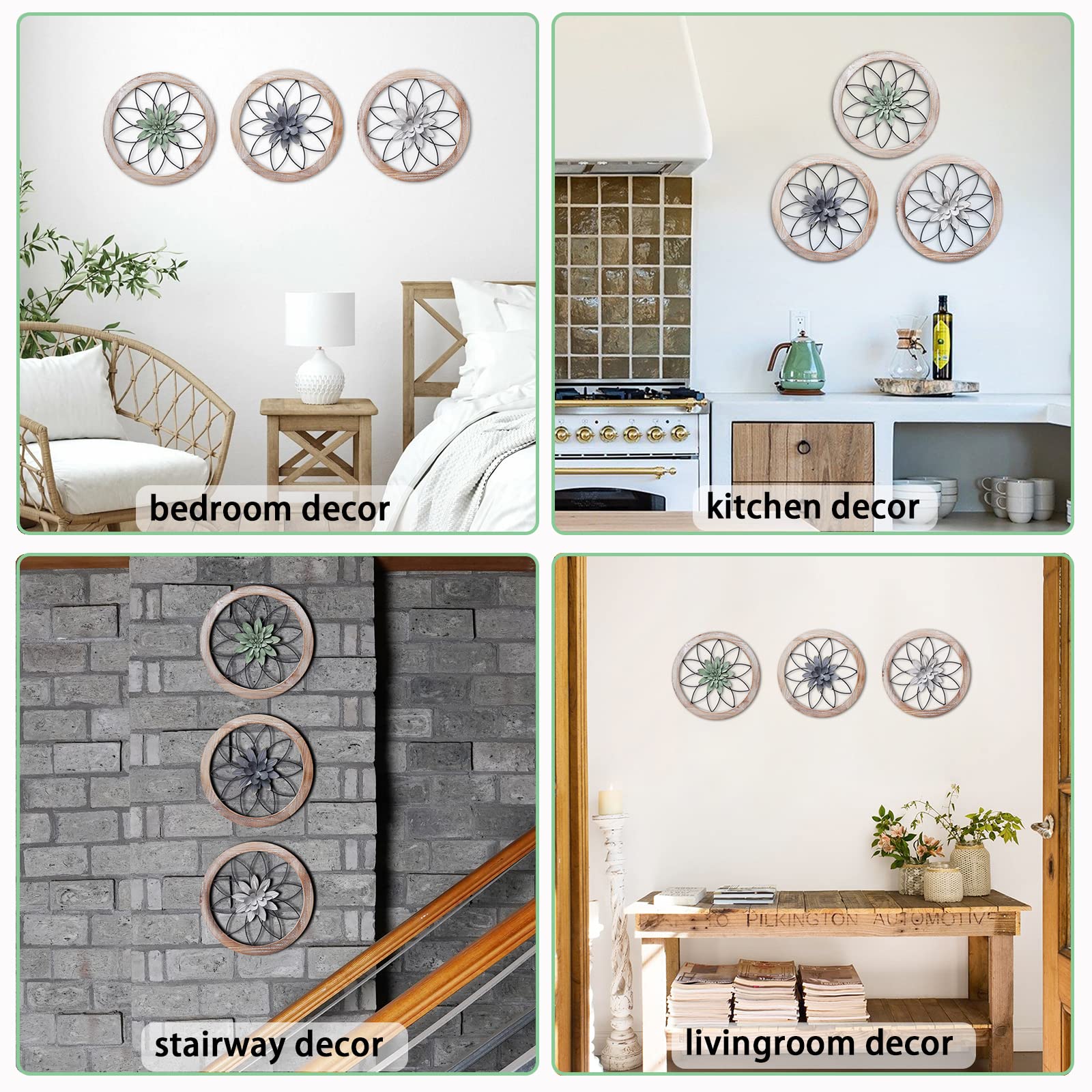Paquesta washed white farmhouse decor enhances spaces like kitchen or bedroom.
