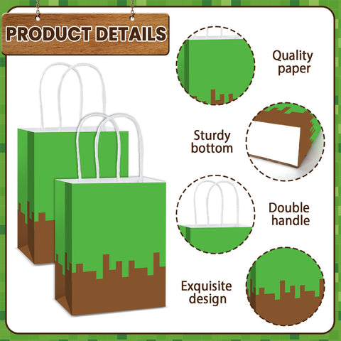 Pargreeff green brown pixel design highlighting retro gaming vibe.