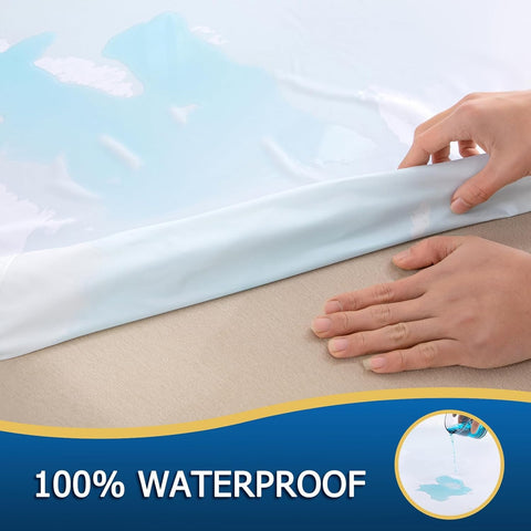 Parkdeny King breathable microfiber top layer promotes cool, comfortable sleep
