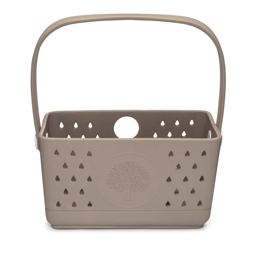 Parker Baby Co bath caddy quick-dry design keeps bath toys dry and organized.
