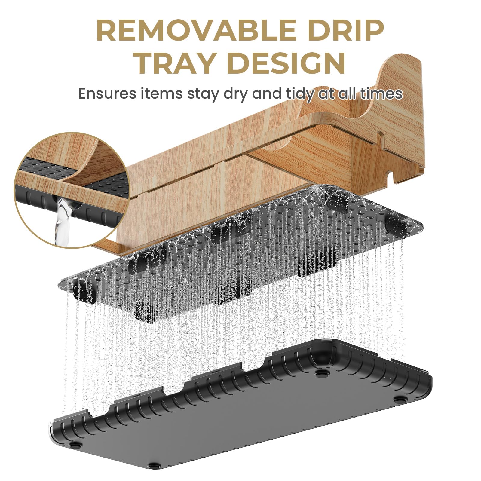 Parkmani drainage design promotes fast drying and reduces water buildup.