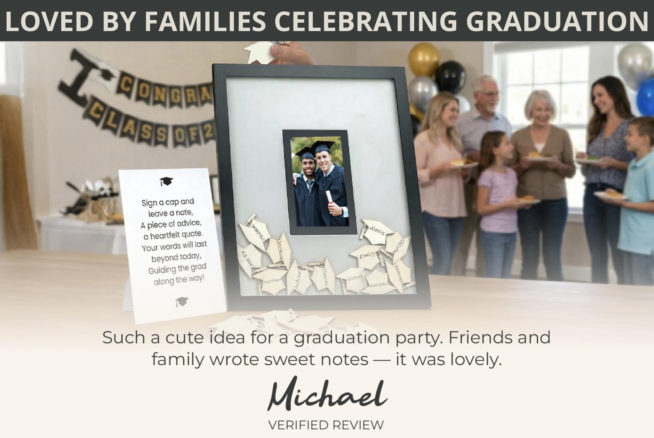 Parkway Home black ink pen delivers clear signatures for a lasting guest book.