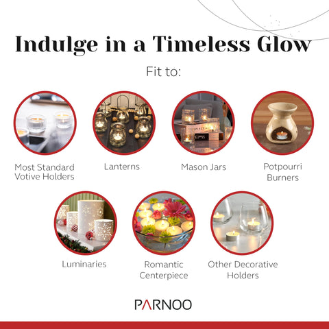 PARNOO tea light candle for floating displays enhances water-centered decor.