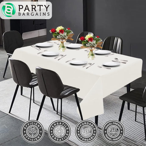 Disposable design of PARTY BARGAINS supports quick cleanup after events.