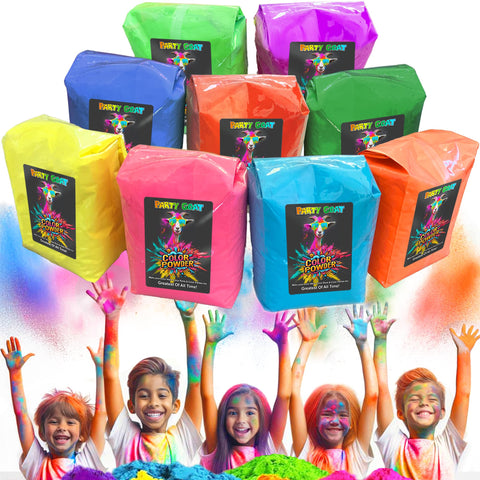 PARTY GOAT color powder bulk pack ready for high-energy color runs