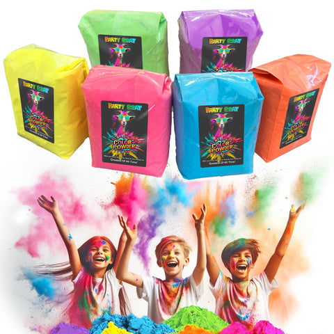 PARTY GOAT pink color powder 3lb bag fuels vibrant color runs and festive photos