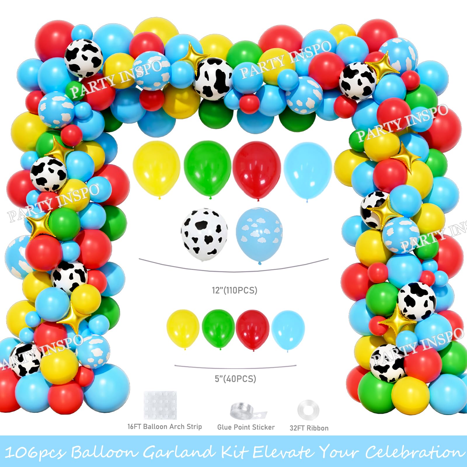 Party Inspo cartoon toy birthday tablecloth brightens the table and ties the tableware together.
