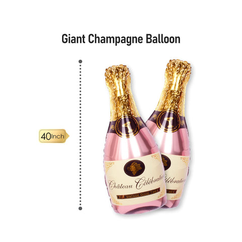 PartyForever rose gold heart balloons add romantic sparkle
