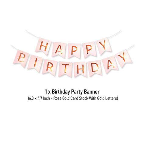 PartyForever white latex balloons blend with rose gold accents