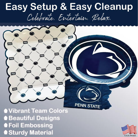 PartyKandy PSU round plates ideal for easy serving of guests