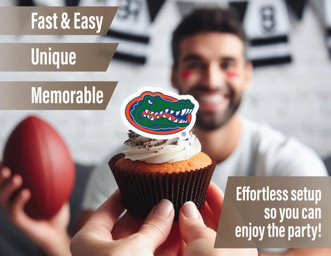 PartyKandy UF cupcake toppers add team spirit to treats