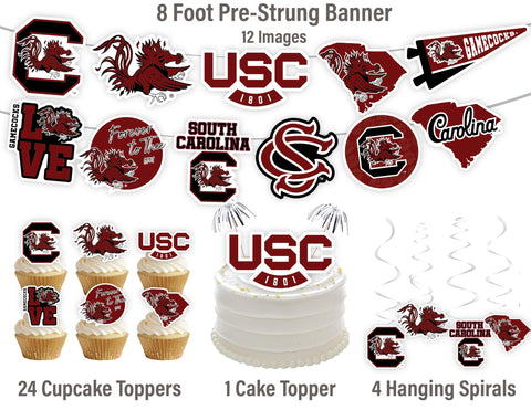 PartyKandy USC cake topper set adds instant focal points to celebrations.