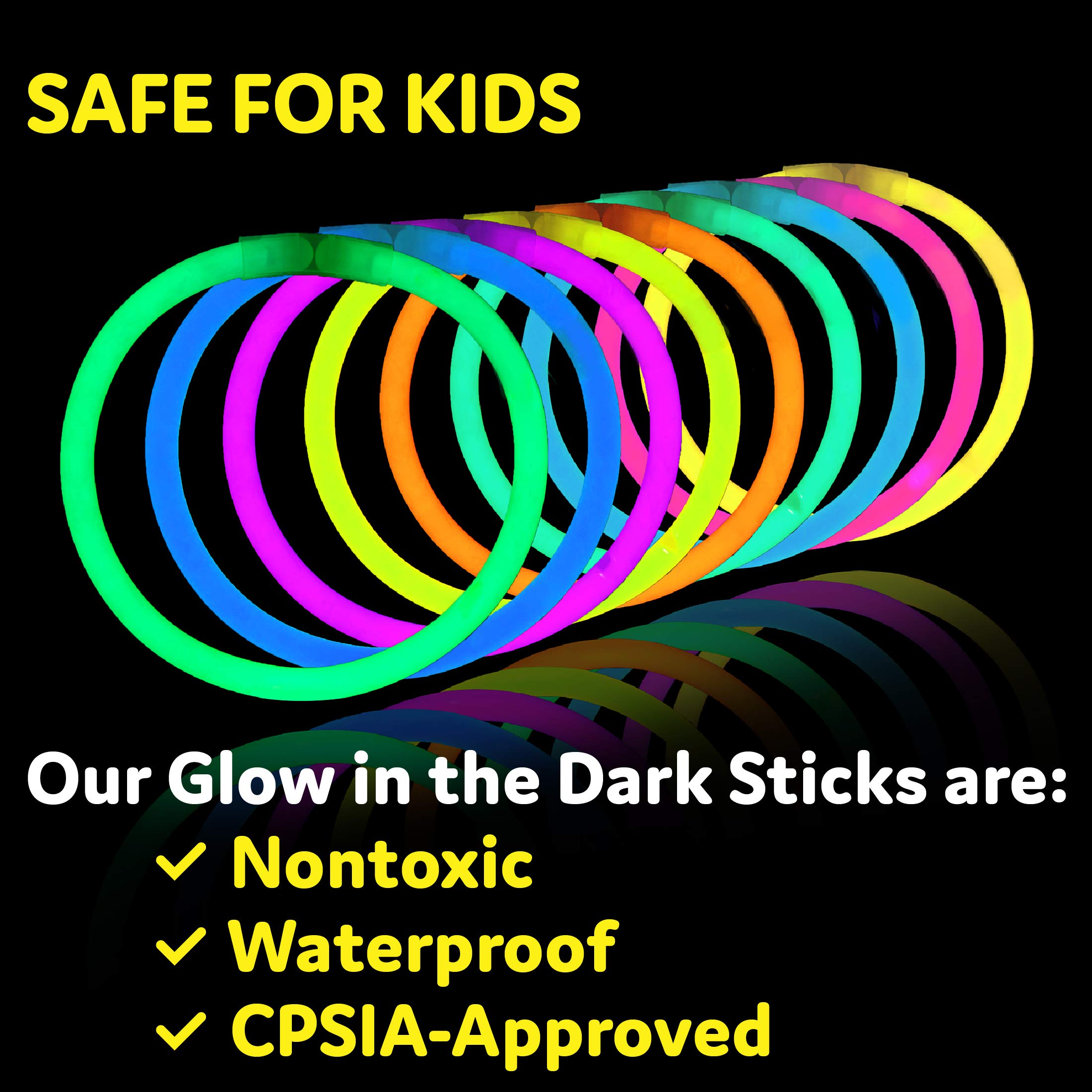 PartySticks glow jewelry ideas: necklaces and bracelets you can assemble quickly.