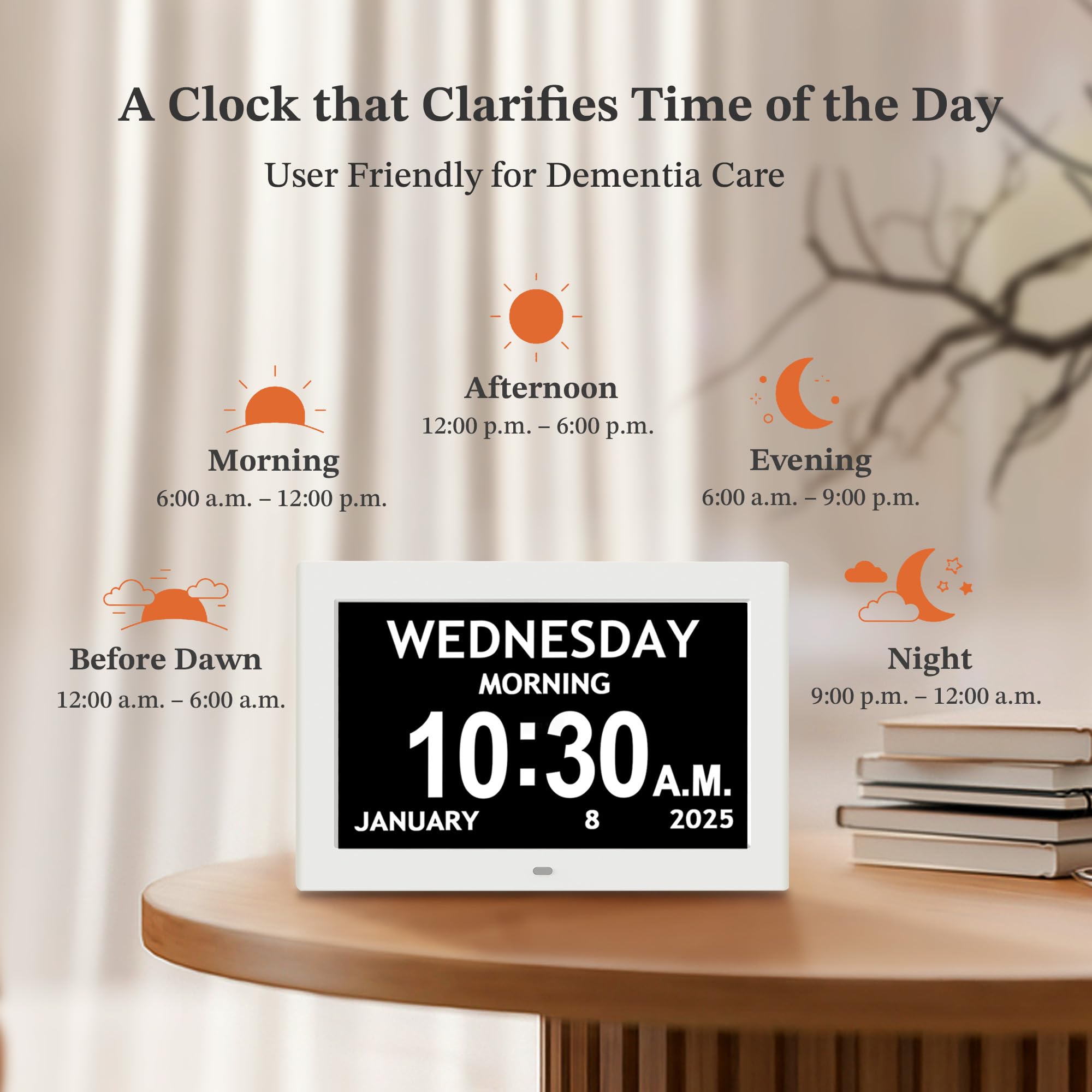 Pastigio supports 12/24 hour formats for flexible time reading.