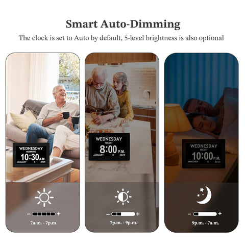 Pastigio auto-dimming feature for comfortable viewing day and night.