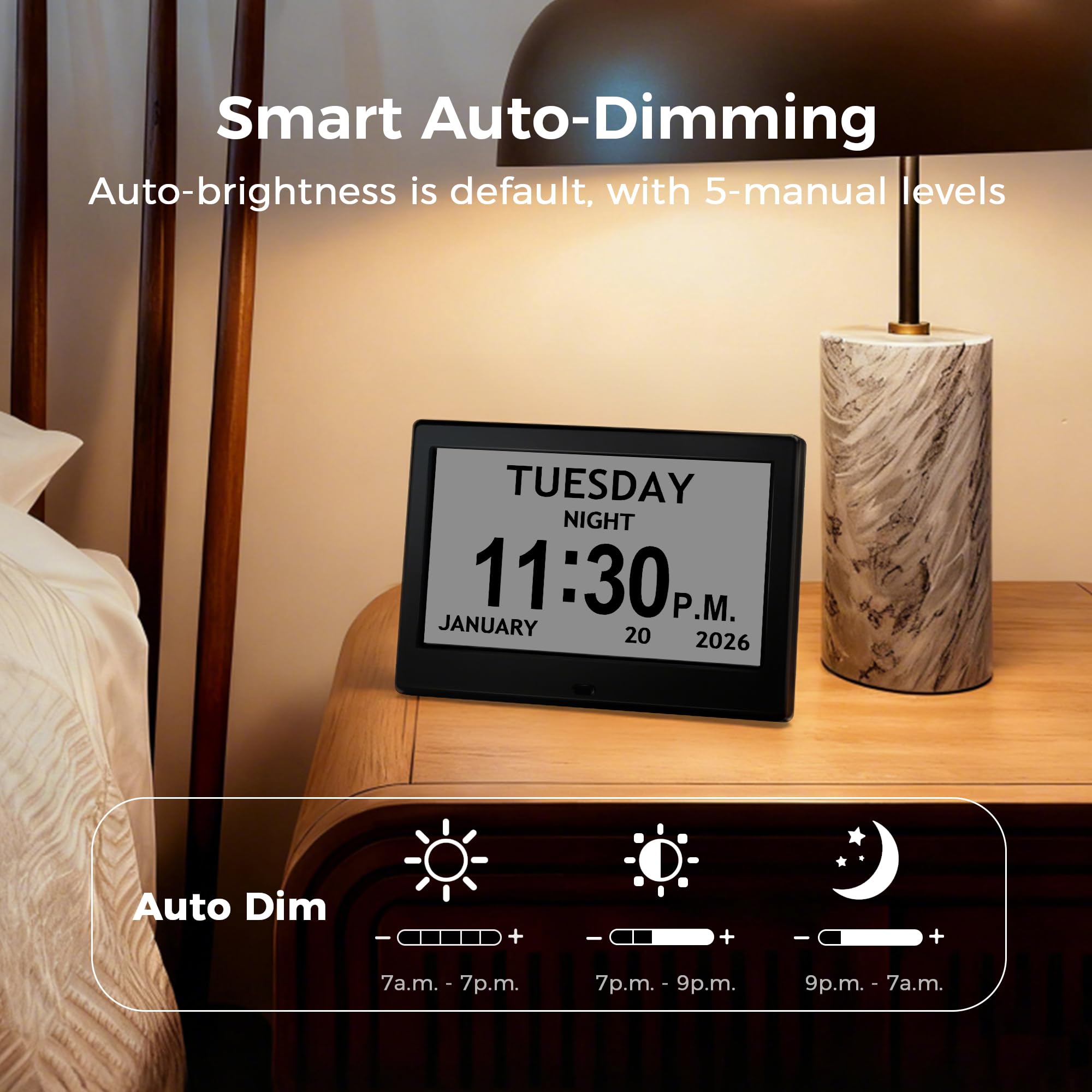 Pastigio dementia clock reminders with visual cues