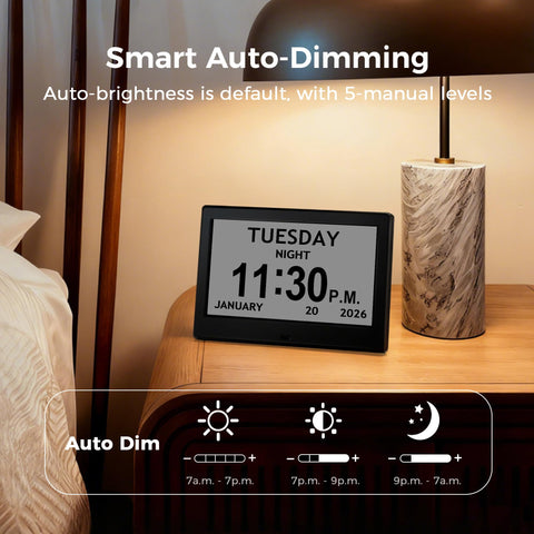 Pastigio dementia clock reminders with visual cues