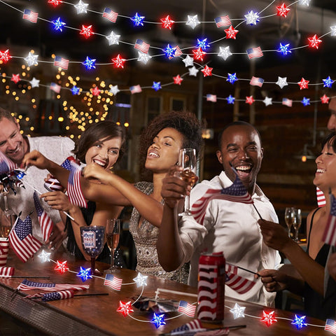 PASUTO US flag-inspired look brings patriotic vibes.
