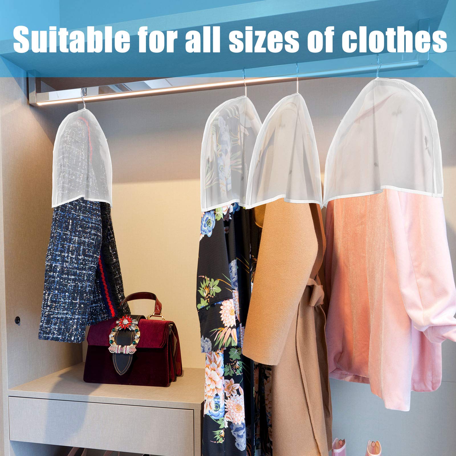 Patelai durable vinyl resists wear while protecting seasonal garments in storage