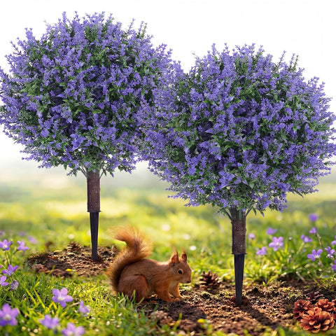 Patio Choice realistic faux shrubs suit porches and garden corners.