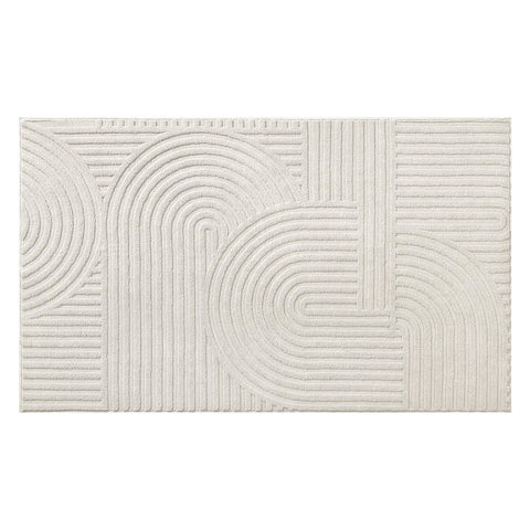 Pauwer 3x5 kids-pets-friendly-beige-rug supports family life.
