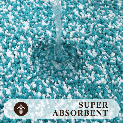 Pauwer absorbent deep-pile mat keeps floors dry and safe.