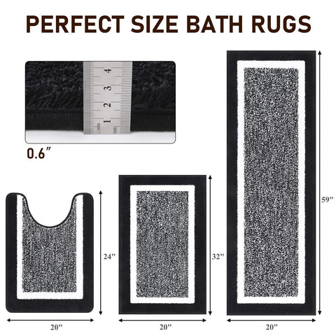 Pauwer U-shaped toilet mat provides a stable grip around the toilet base.