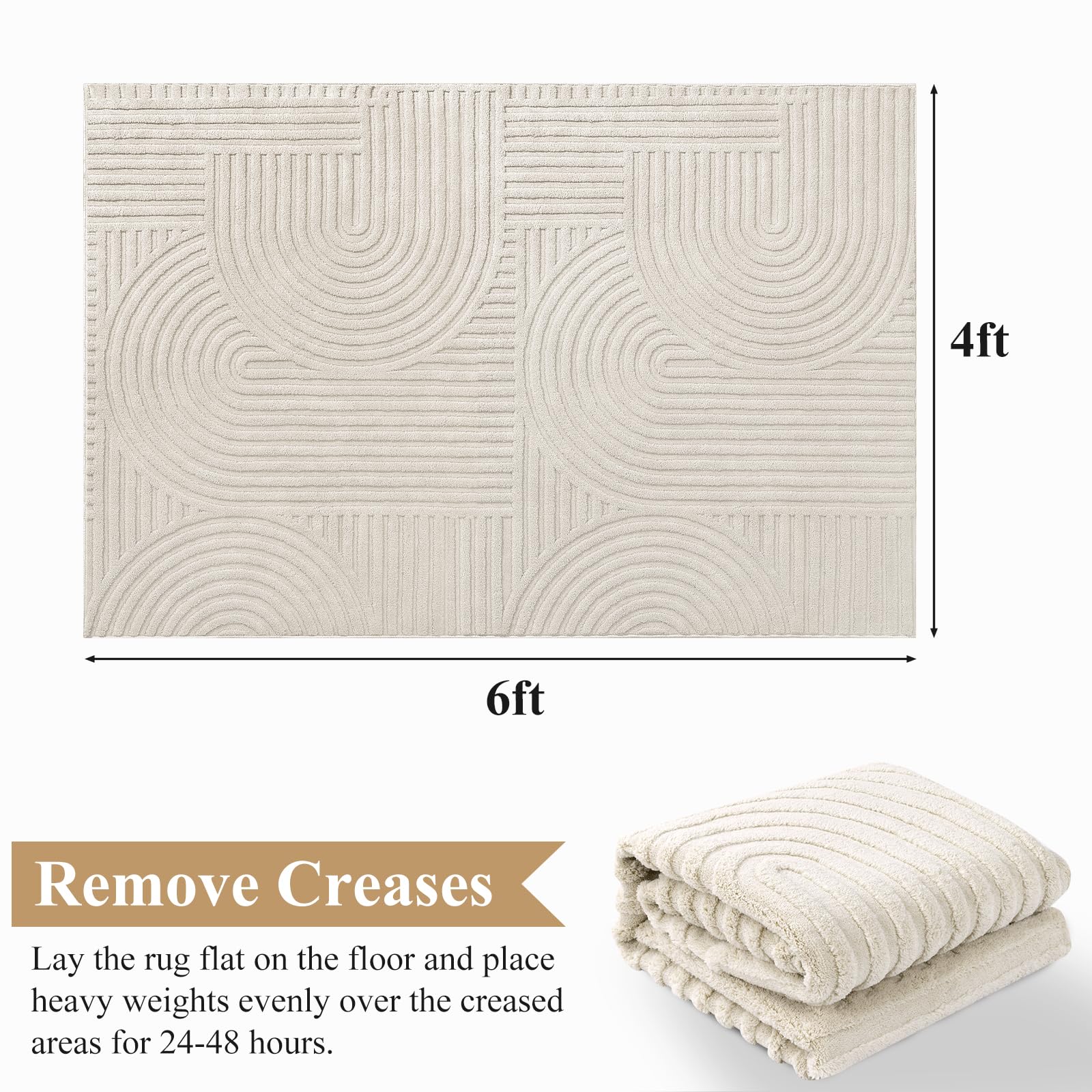 Pauwer non-slip backing rug ideal for safe entryways and high-traffic areas.