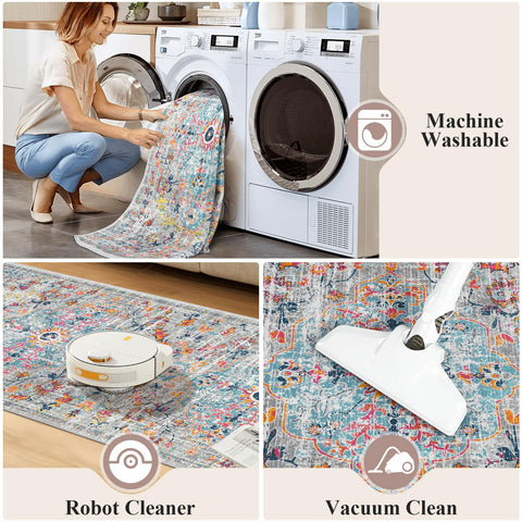 Pauwer entryway kitchen rug suited for busy spaces with durable style.