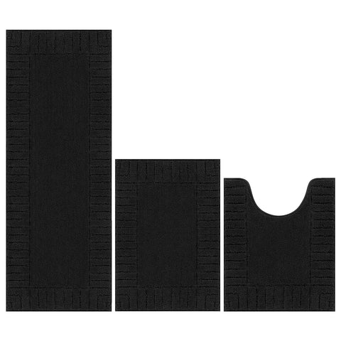 Pauwer front-of-sink bath mat finishes the vanity look and catches spills.