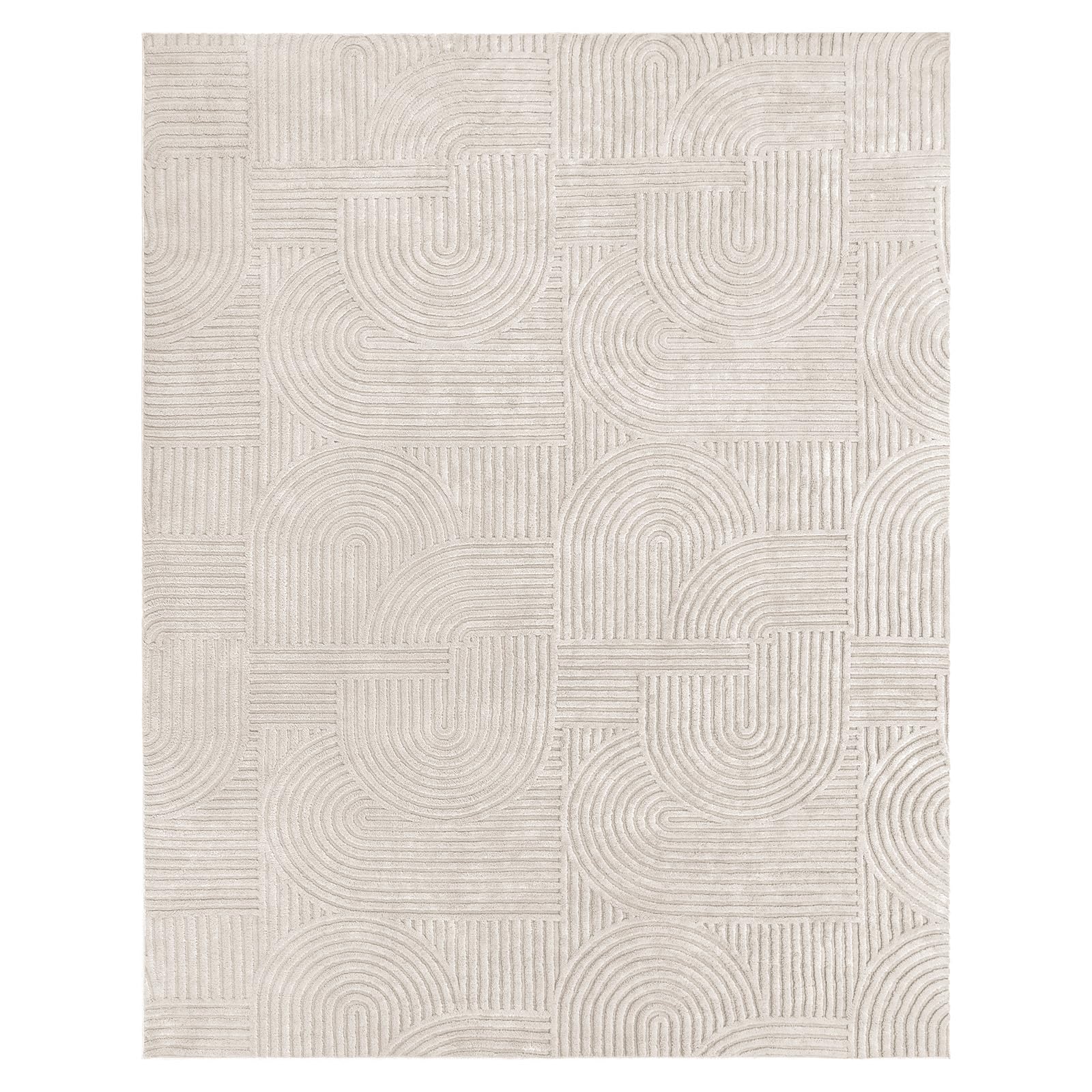 Pauwer soft polyester rug for versatile indoor use with kids and pets.