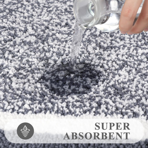 Pauwer machine washable bath rugs easy to refresh at home.