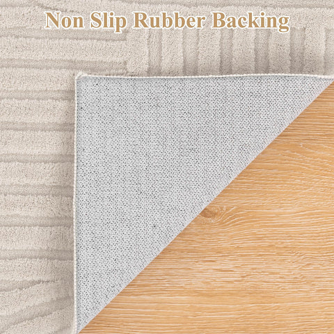 Pauwer machine-washable rug simplifies cleaning after daily use.