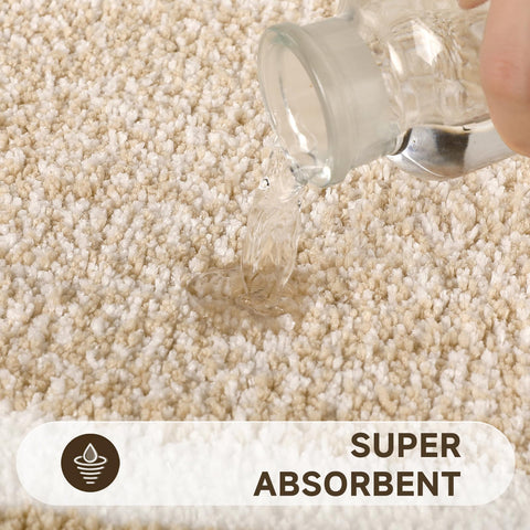 Pauwer non-slip backing helps mats stay securely in place.