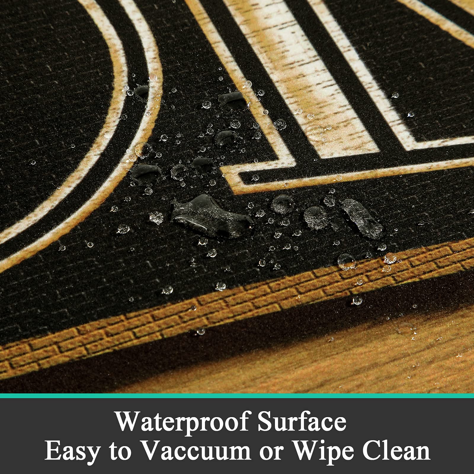 Pauwer padded 5mm rug provides soft cushioning underfoot.