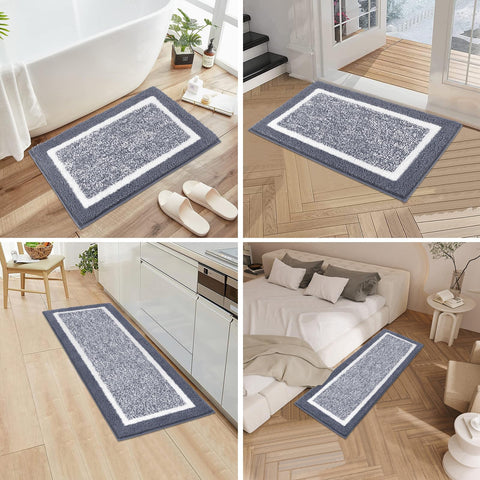 Pauwer plush shaggy mat adds cozy warmth to any space.