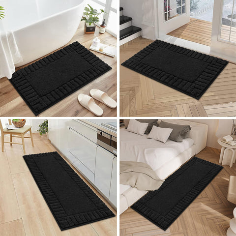 Pauwer tub-side bath mat ideal for stepping out with quick moisture drying.