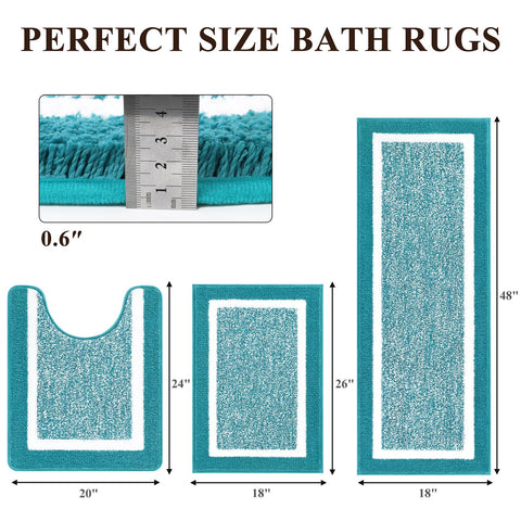 Pauwer U-shaped contour toilet mat provides targeted support and a tidy space.