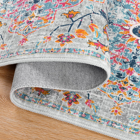 Pauwer washable rug designed for machine washing, making easy cleanup after spills.
