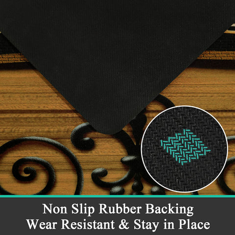 Pauwer waterproof surface rug for easy spill cleanup and stain resistance.